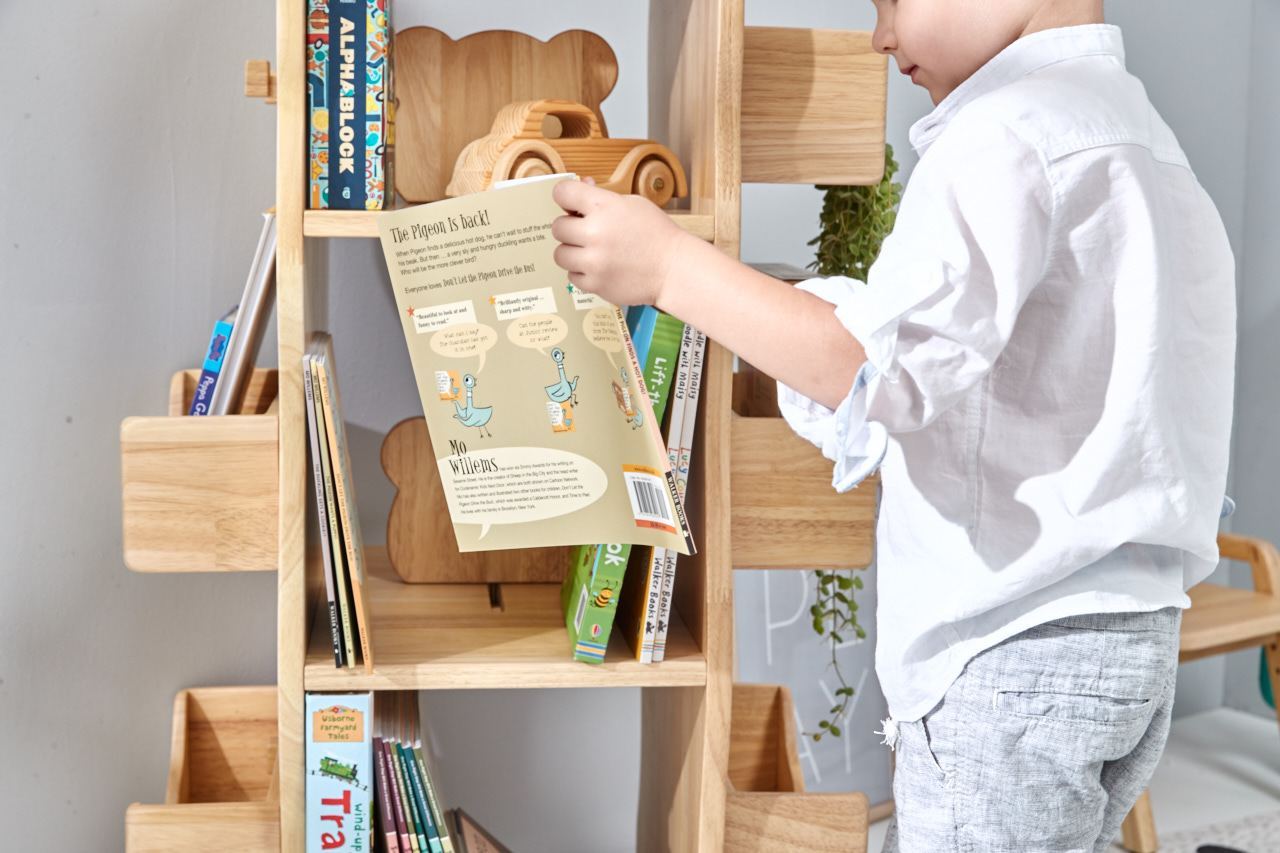 Mesasilla Revolving Wooden Bookcase Artock Australia