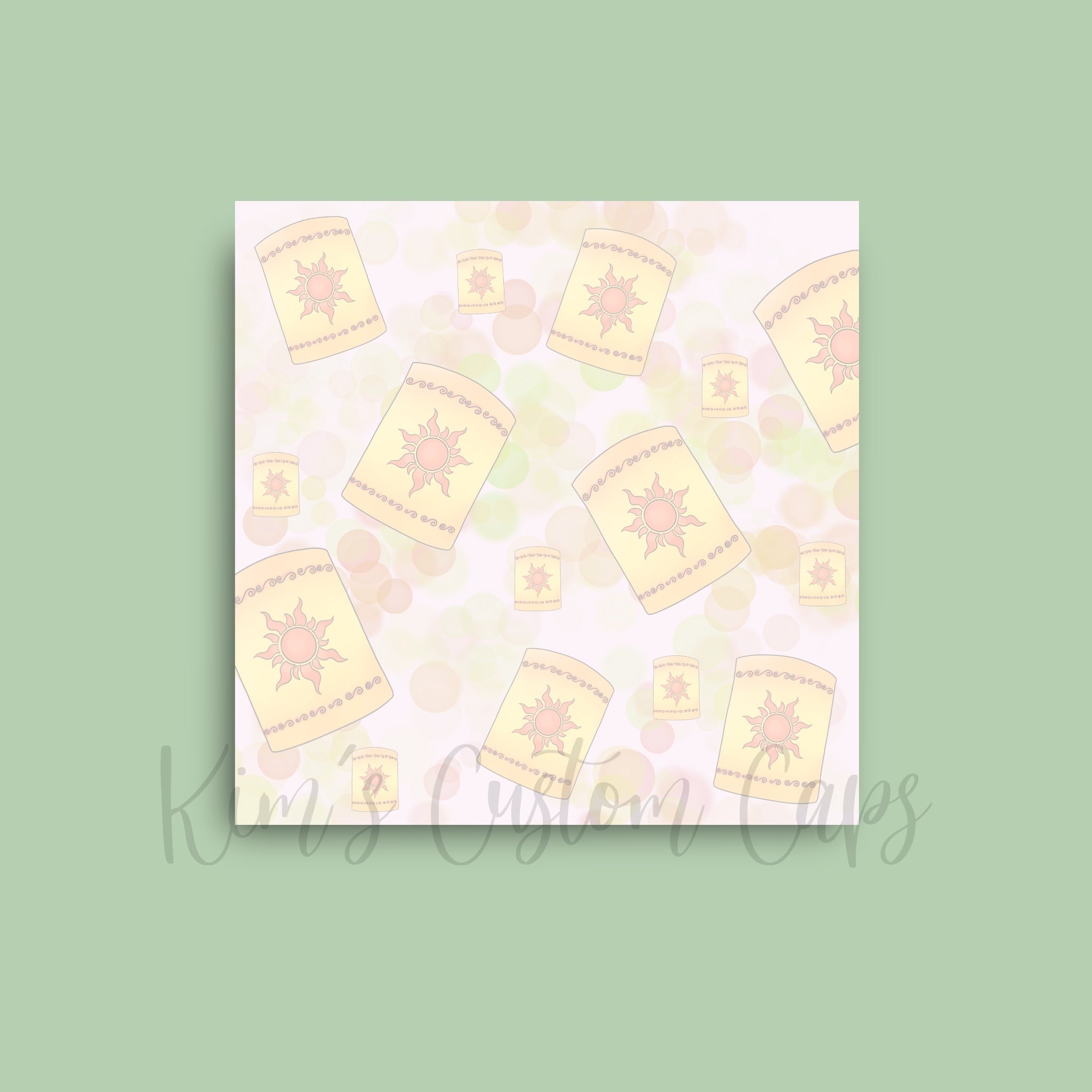 Lantern Sticky Notes