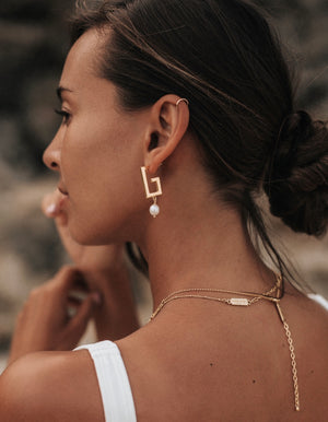zara pearl earring