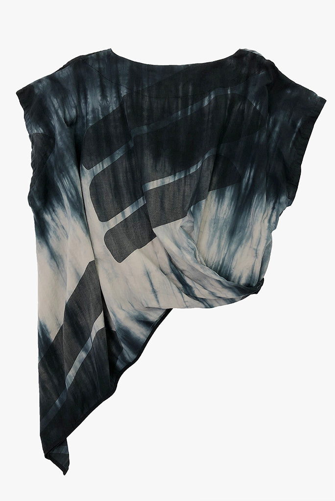 A/Wave Tunic Top, Swipe/Tie Dye