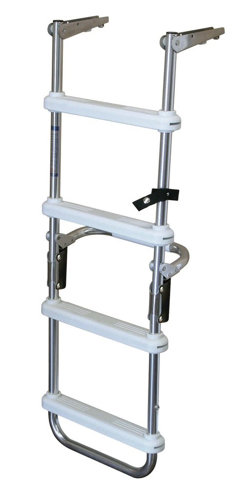  GUENZO Boat Ladder for Fishing Boat, 4 Step Folding