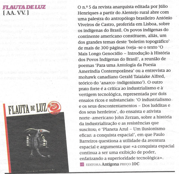 Flauta de Luz n.º 5 | Sol | Sugestão de leitura