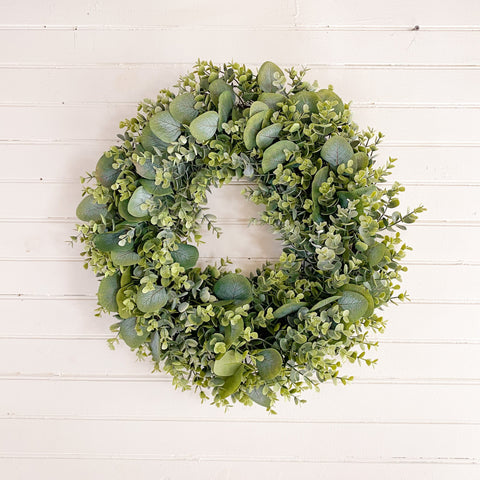 Eucalyptus and Baby Ivy Mixed Wreath