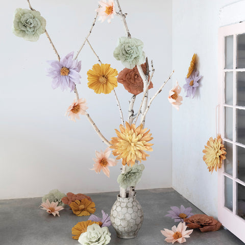 Handmade Paper Wall Flower 