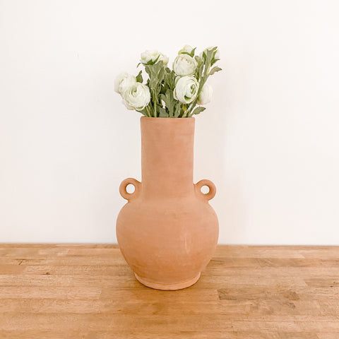 Chione Handmade Terracotta Vase