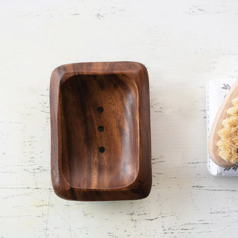 Acacia Wood Soap Dish