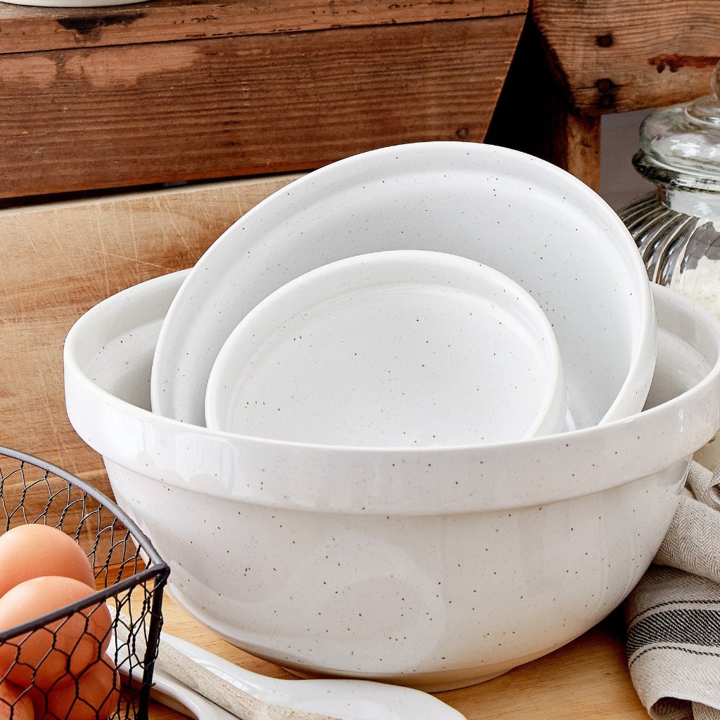 farmhouse pottery mixing bowls