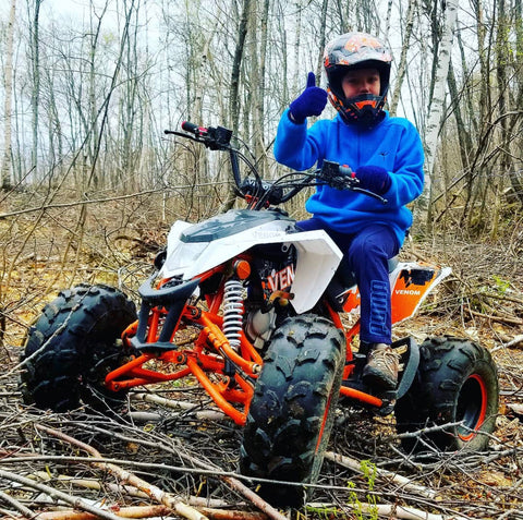 MADIX 125CC ATV RIDING PHOTO