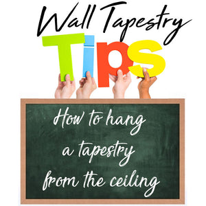 How To Hang A Tapestry On The Ceiling 4 Steps To Make It Stay