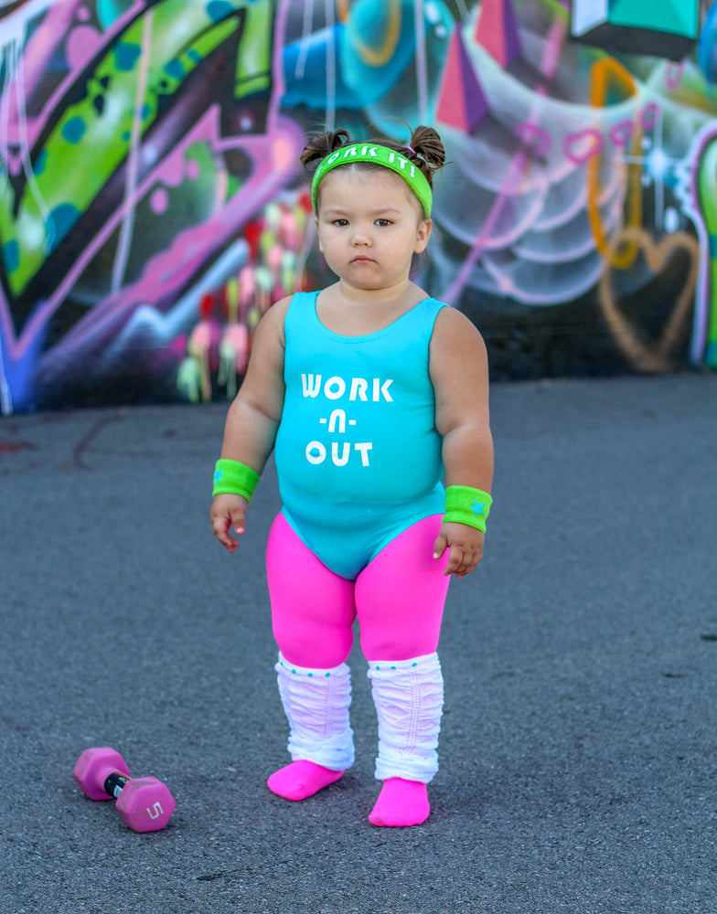 Girls 80s Workout Costume South Of Urban Shop 3143