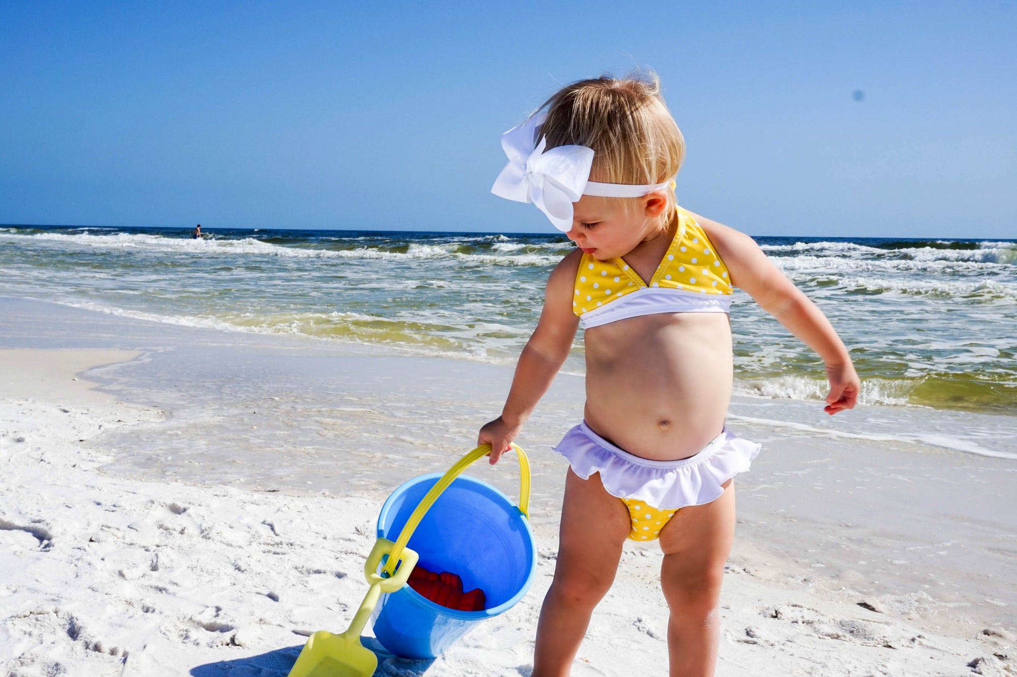 Yellow Polka Dot Bikini