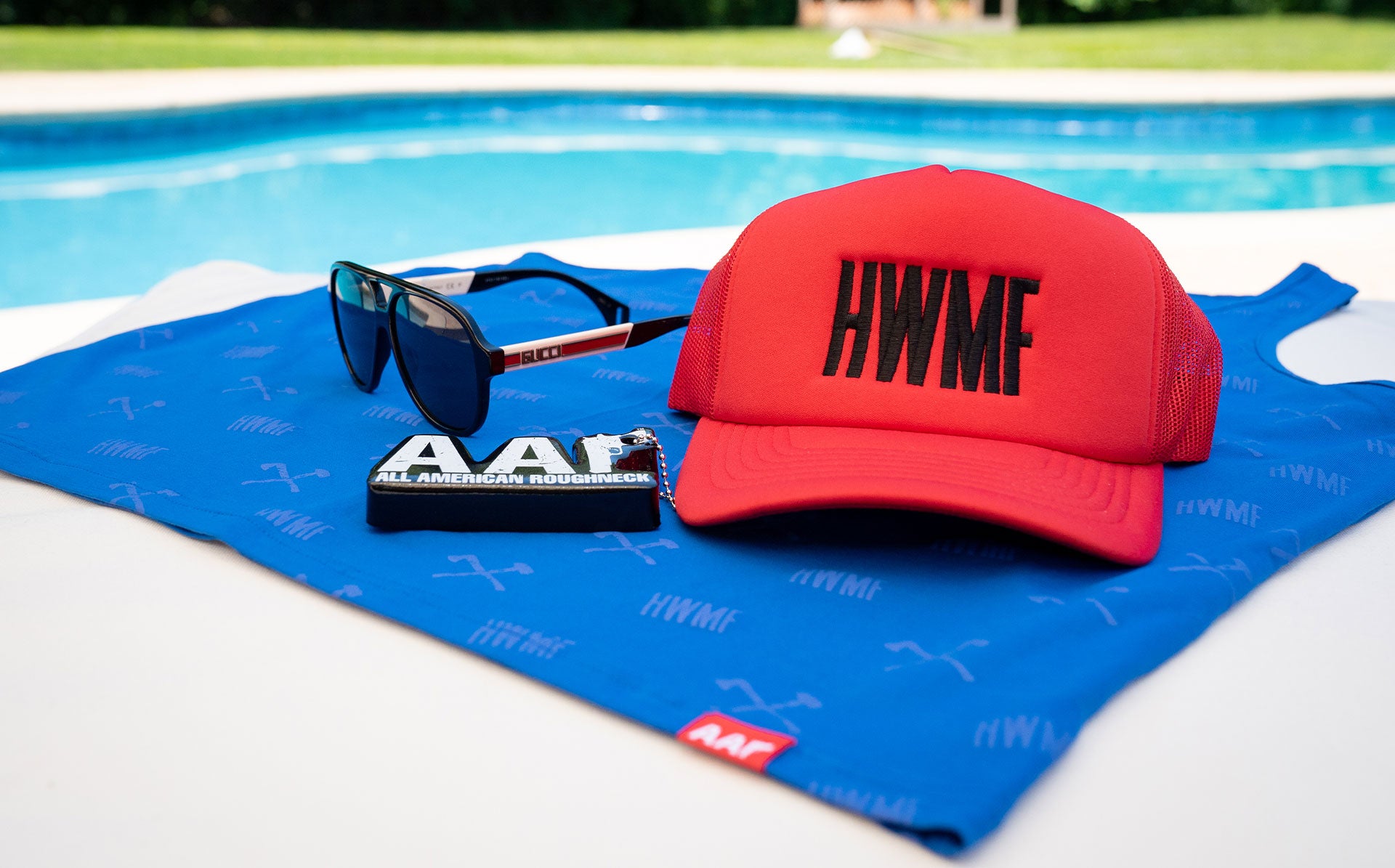 Red HWMF Foam Trucker