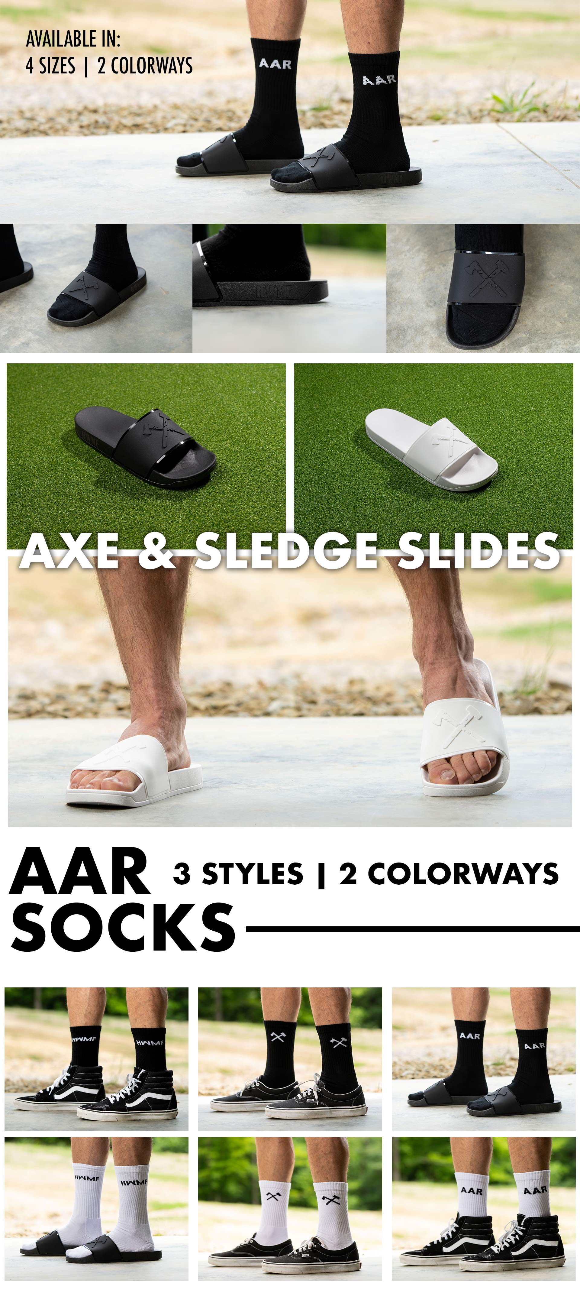 Slides and Socks