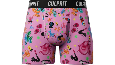 Balloon Animal themed boxer briefs