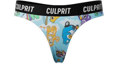 Don’t Care Bears themed thongs by culprit underwear