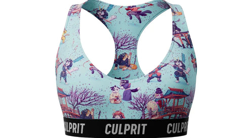 Samurai cats themed comfybra from culprit