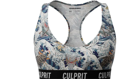 Shark bait themed comfybra from culprit