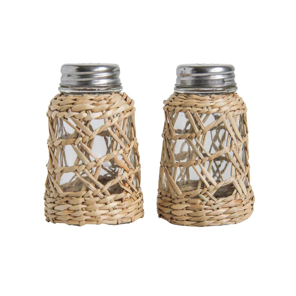 European Brass Pepper and Salt Spice Mills - Pair