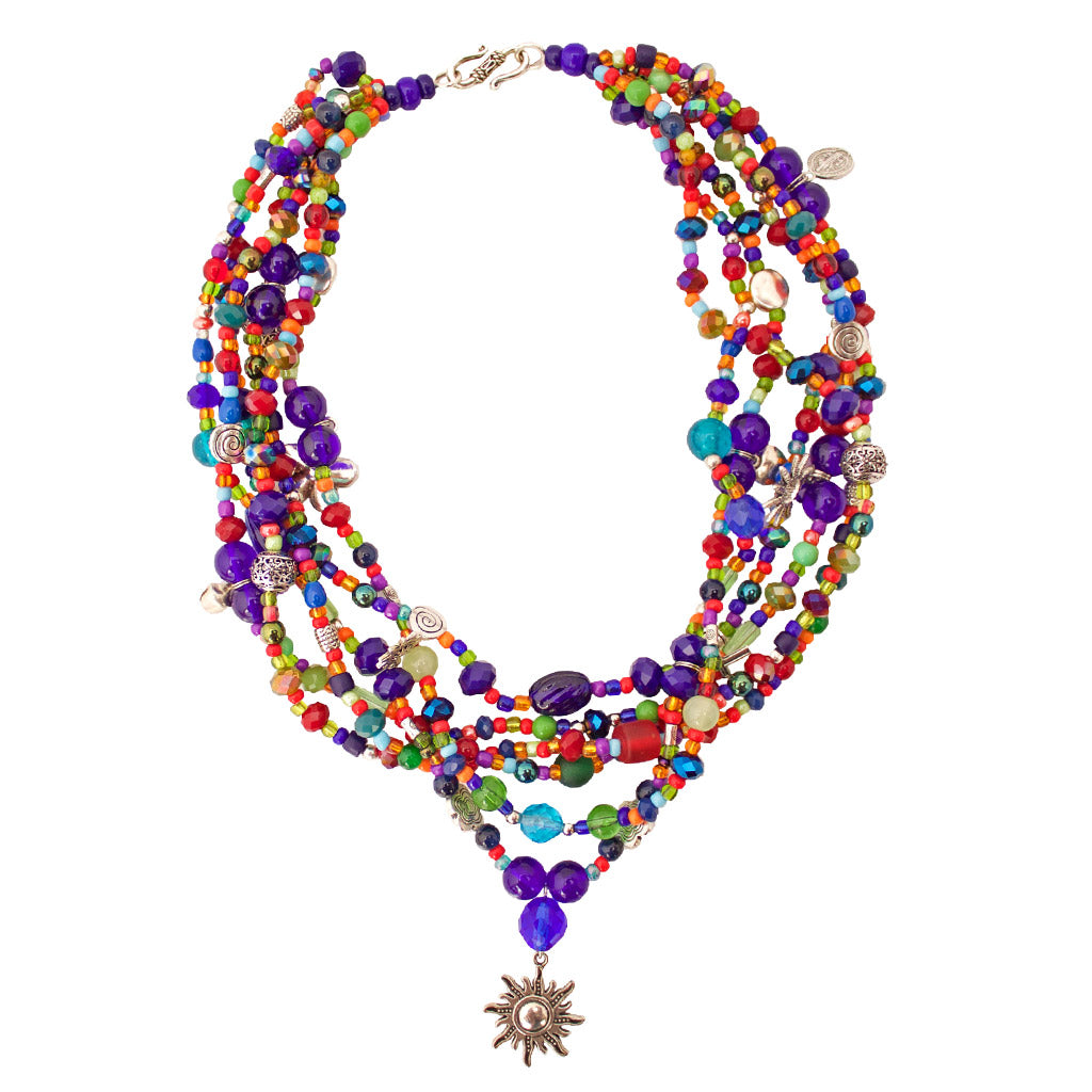 Contemporary Multicolor Hualcas Necklace – Olga Fisch