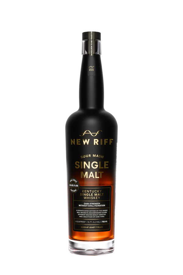 New Riff Sour Mash Single Malt Whiskey
