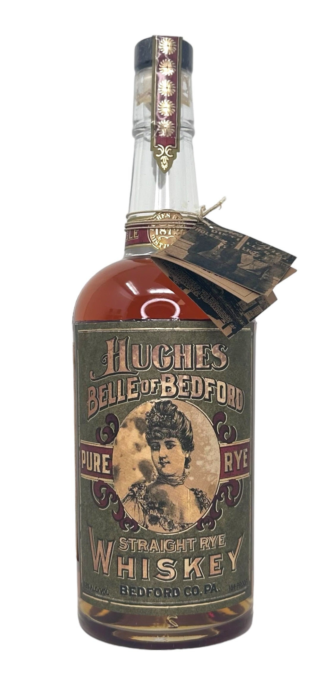 Image of Hughes Brothers "Belle of Bedford" Single Barrel 6-Year Straight Rye Whiskey , rmug; WE V LI . 