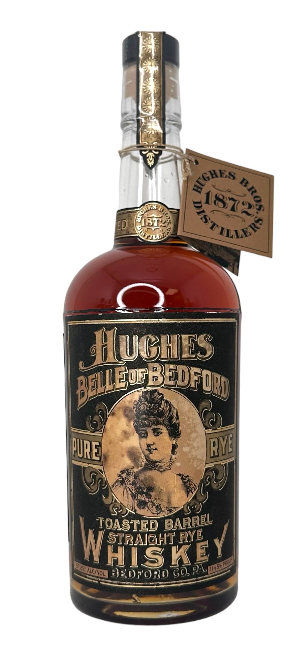 Image of Hughes Brothers "Belle of Bedford" Barrel Proof Toasted 6-Year Rye Whiskey