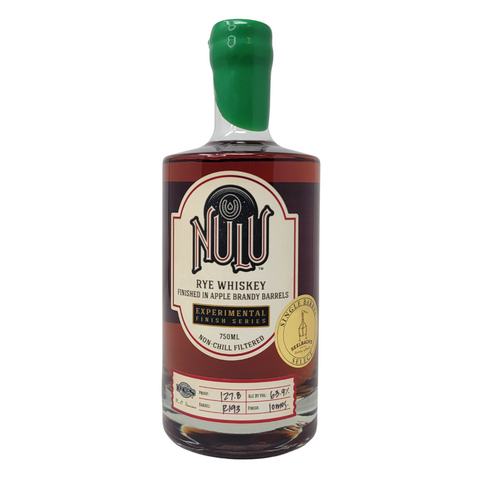 Image of Nulu Apple Brandy Finished Rye #R193 127.8 Proof- Selected by Seelbach’s