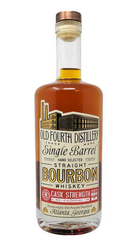 Image of Old Fourth Distillery Single Barrel Cask Strength Bourbon 116.60 - Selected by Seelbach's #18-0136