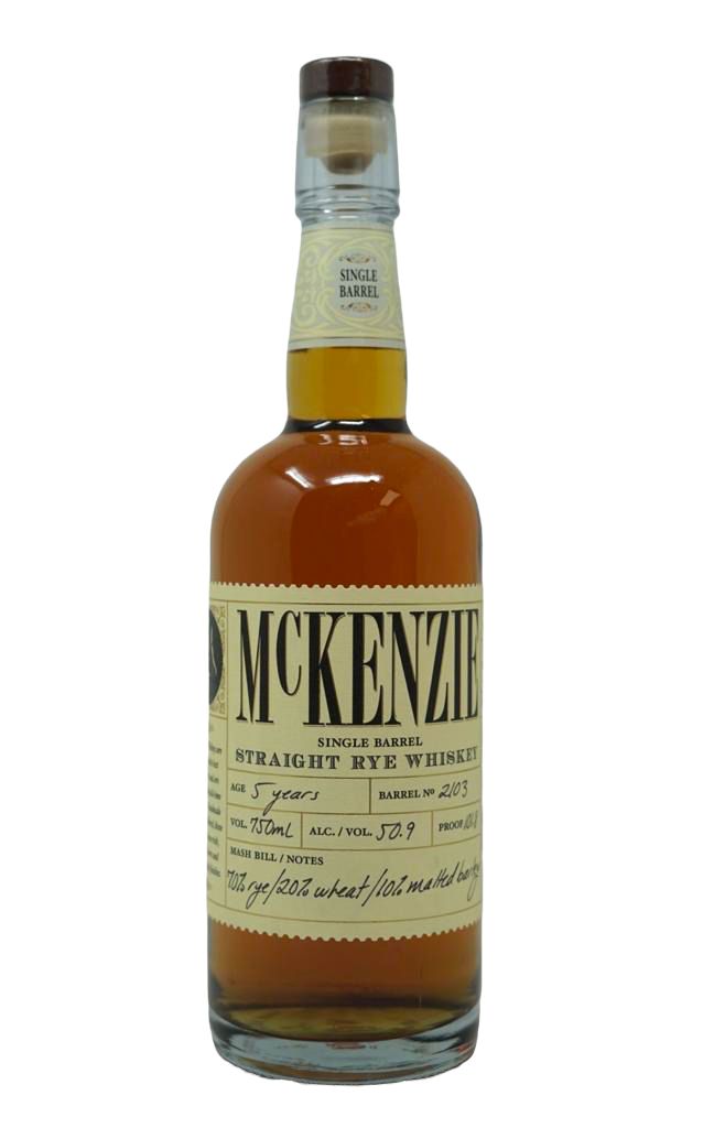 Image of McKenzie Single Barrel 5-Year 101.8 Proof #2103 Wheated Rye - Selected by Allview/Drug City/Seelbach's