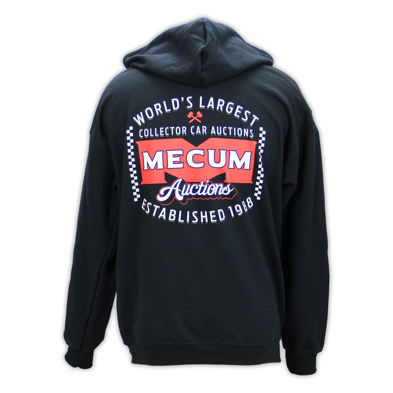 Download 2019 Mecum Men's Black Full Zip Hooded Sweatshirt