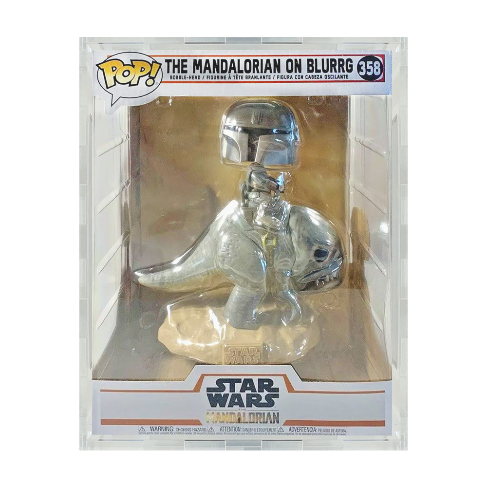 Custom Acrylic Hard Case for POP RIDES (BLURRG) Funko Pop Grail Boxes (4.5mm thick) Fits 9.875h x 7.25w x 6.625d