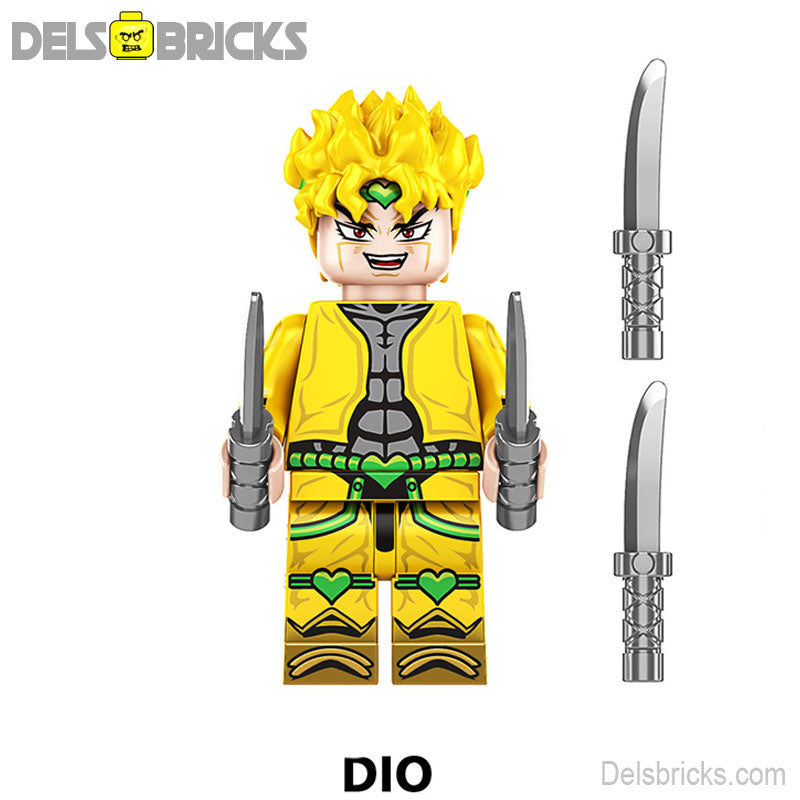 Dio (JoJo's Bizarre Adventure) - Custom Building Blocks Mini Figures Compatible with LEGO