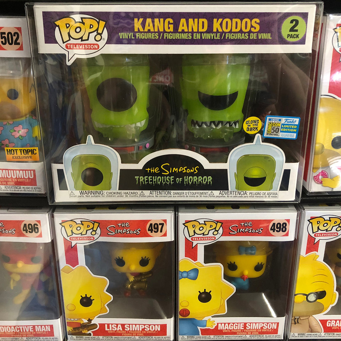 kang & kodos funko pop