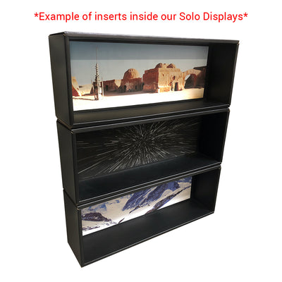 CUSTOM (Upload your own) Themed Background Decals for SOLO & CLASSIC Display Geek Shelves