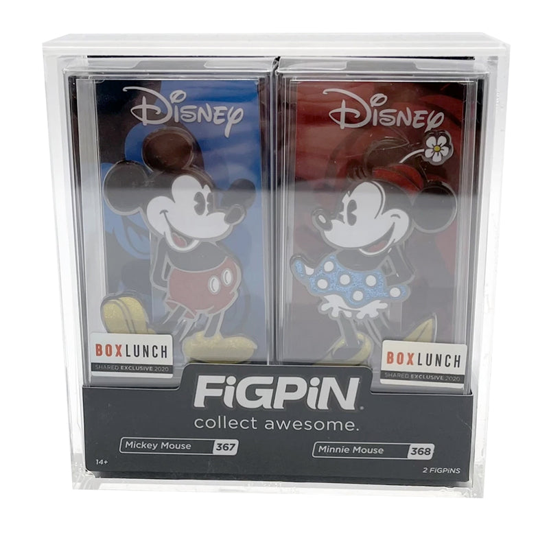 FiGPiN 2-PACK ACRYLIC Case for FiGPiN Collectible Pins, 4mm thick (UV