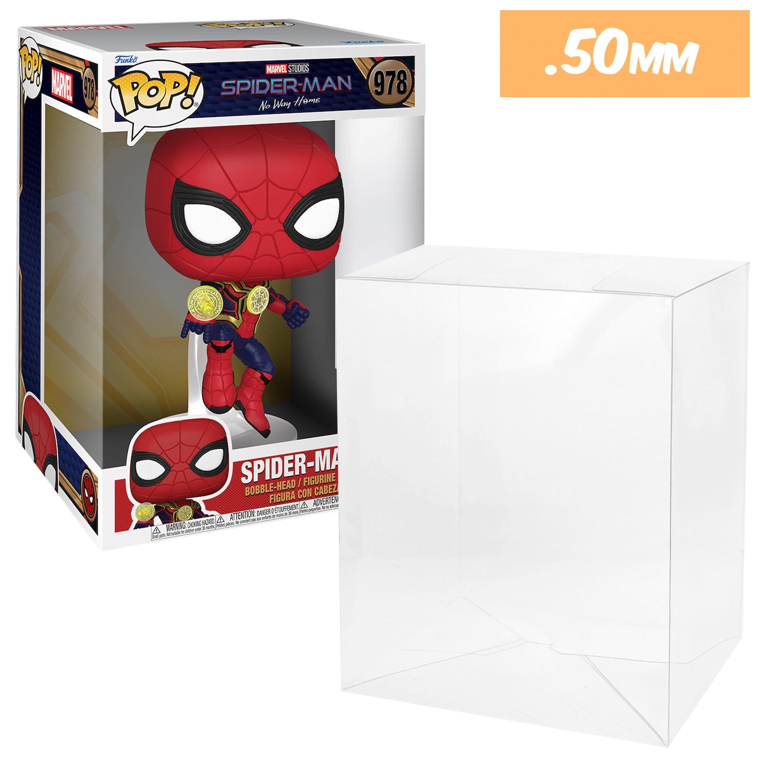 Funko POP Marvel: Spider-Man No Way Home - Spider-Man Integrated Suit Vinyl  Figure 
