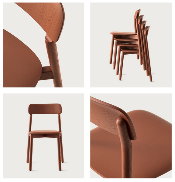 Calligaris Terracotta Chairs