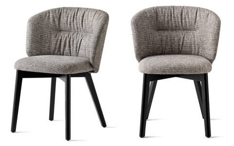 Calligaris-Sweel-Chair-Kalix-Grey-Black