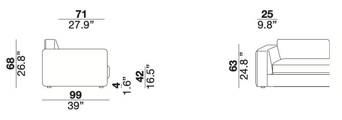 Cierre-Olli-Sofa Dimensions