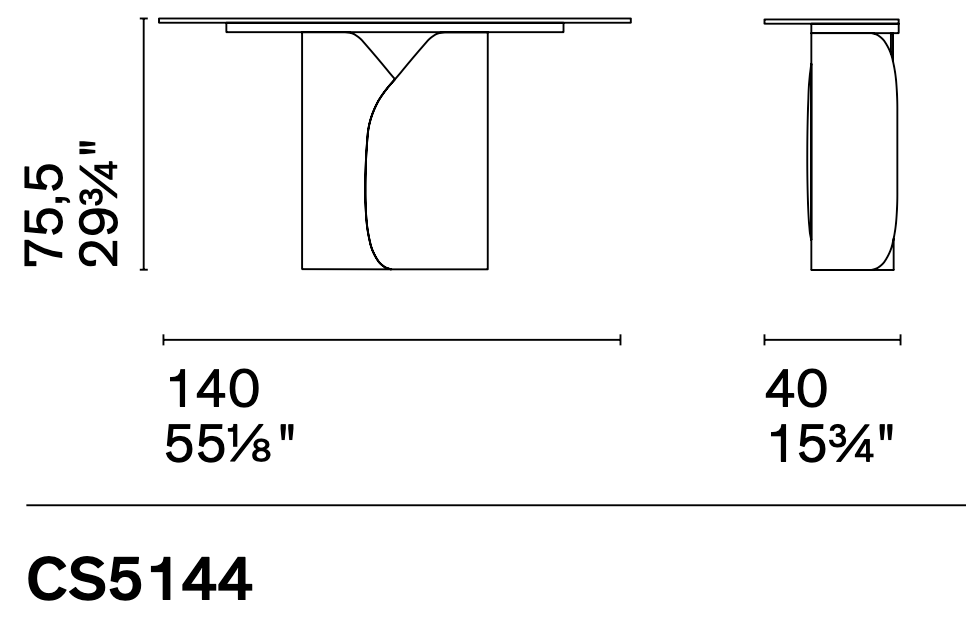 calligaris-Twins-dimensions