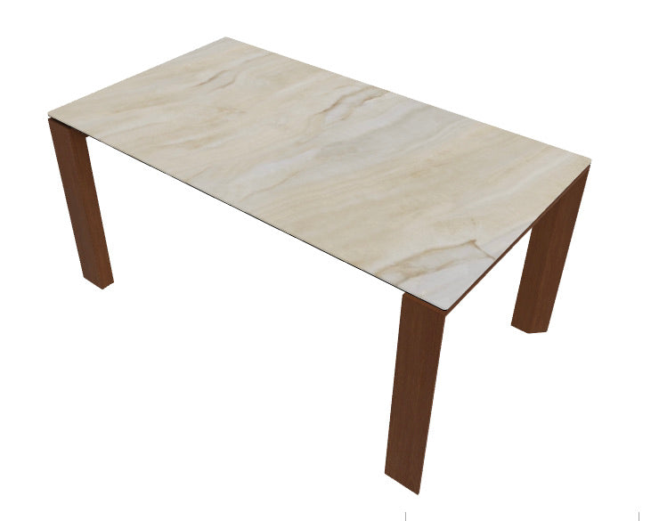 Omnia Table with extendable rectangular top and wooden legs Large • Seats  8-10 CS4058-R 180