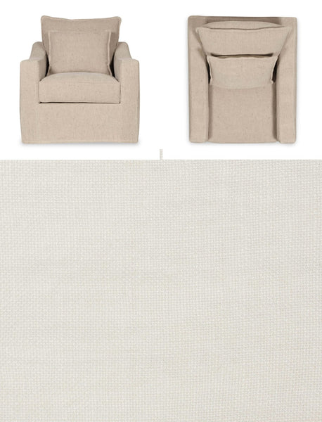 Moss Studio Darcy Chair in Safari White Linen