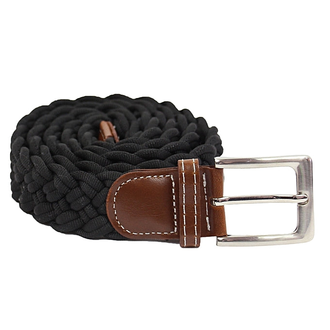 Unisex Woven Belt - Black - Cottage Mall