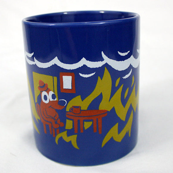 ThisFine This Is Fine mug,funy Mug Travel Coffee Mug for Men Women 11 Ounce Ceramic Tea Cup,funy Inspirational Gifts Black