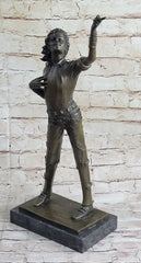 bronze sculpture of michael jackson