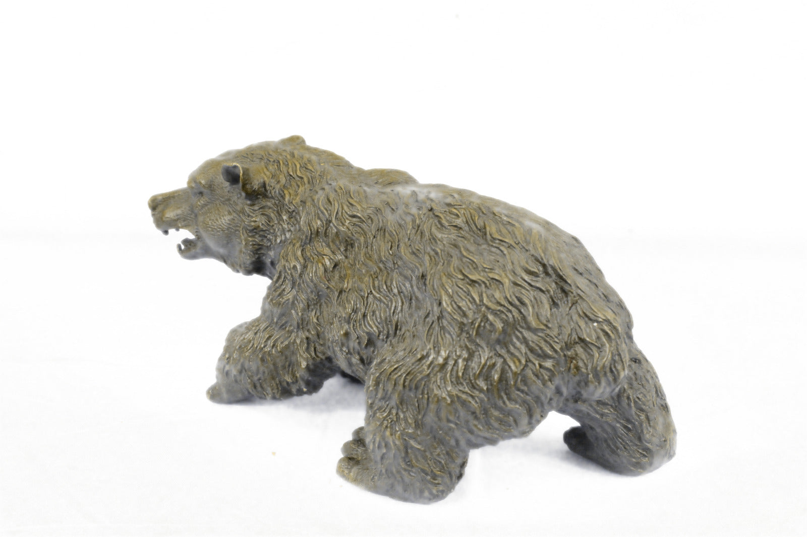 Kodiak Grizzly Russian Trophy Bear Wildlife Art Bronze Marble Statue ...