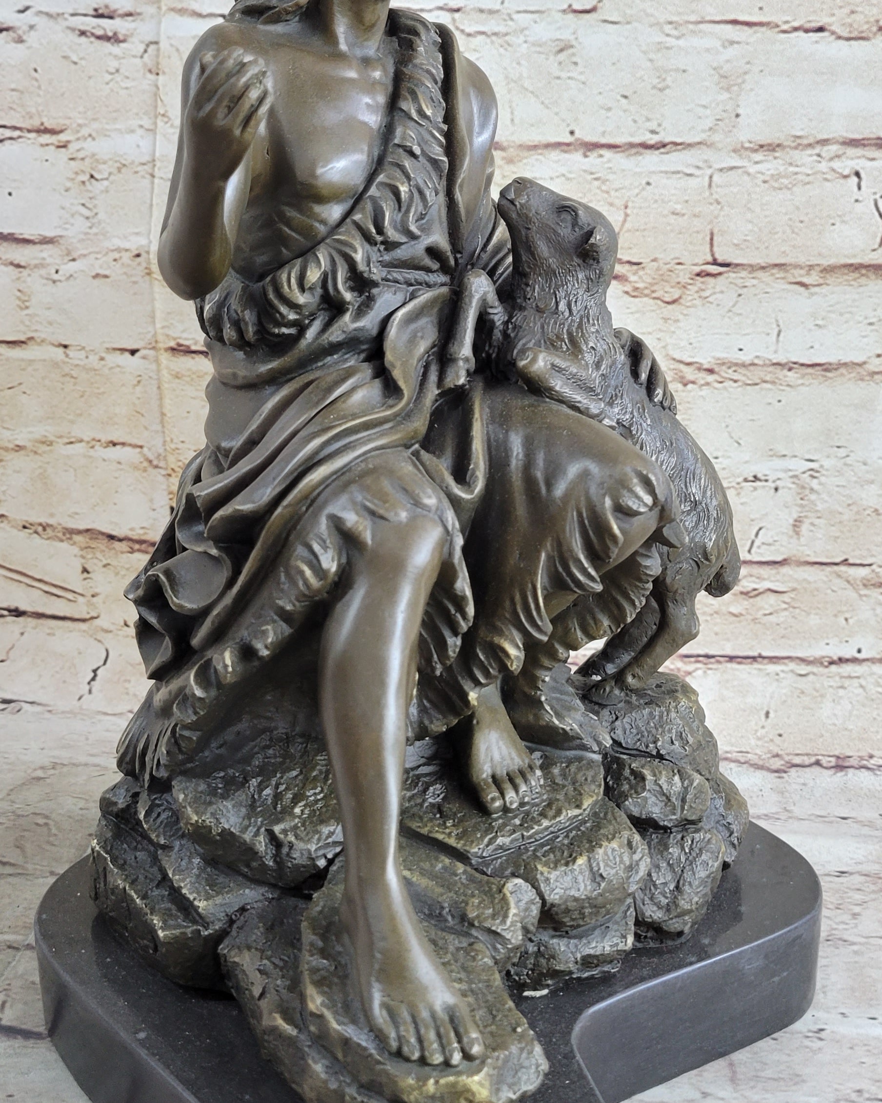 Biondan Bronze Praying Madonna Statue