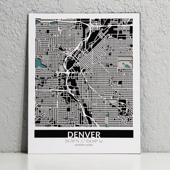 Load image into Gallery viewer, DENVER // City Map // Custom
