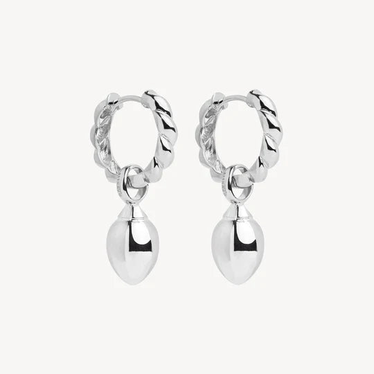 Leslie's Sterling Silver Polished Hammered Post Earrings | James Douglas  Jewelers LLC | Monroeville, PA