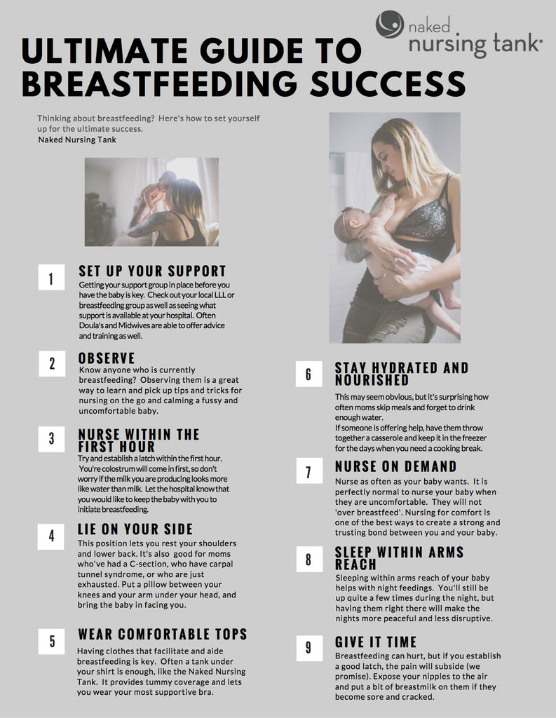 Breastfeeding 101: Tips & Tricks - Seven Graces
